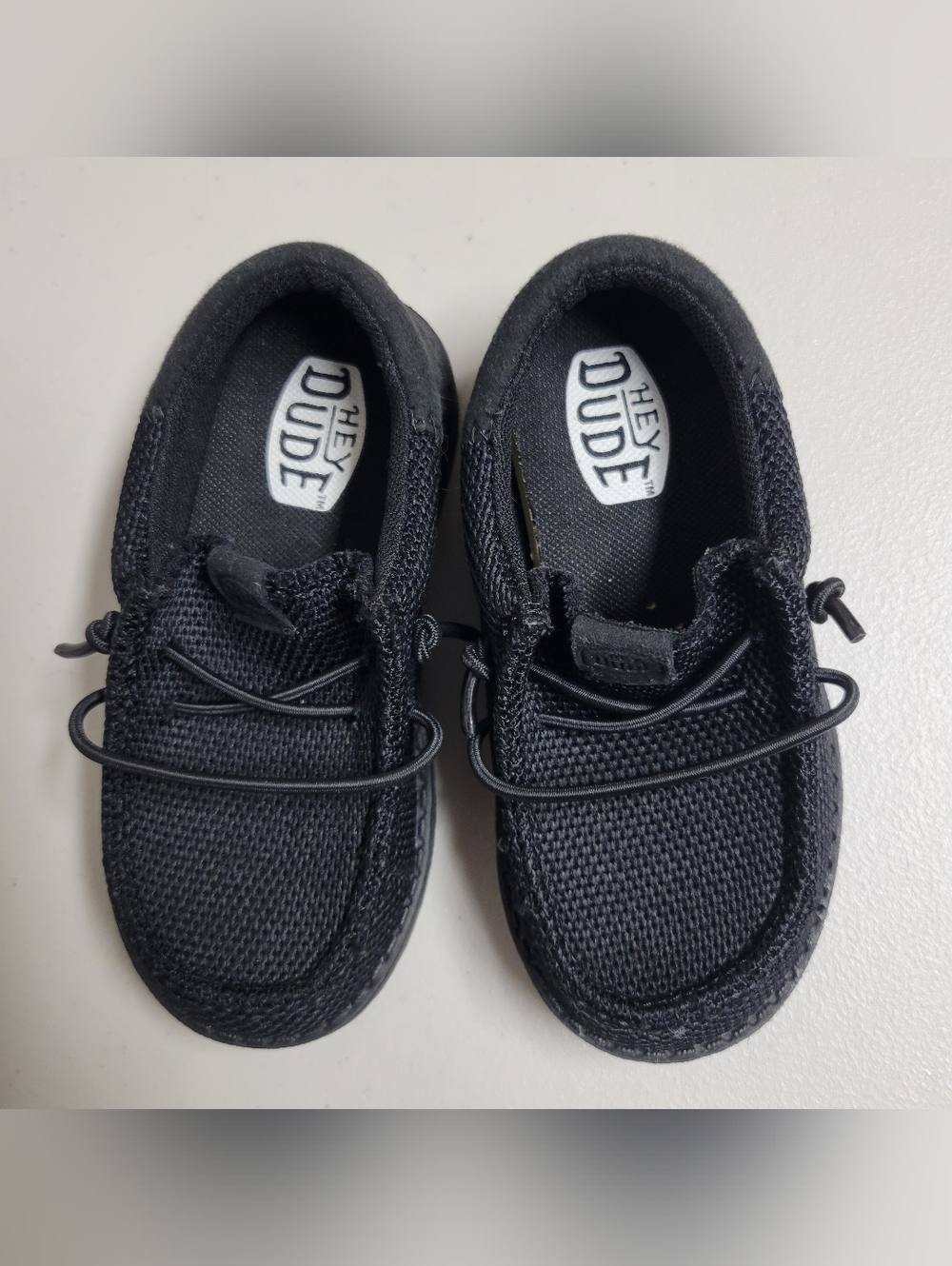 Hey Dude Wally Funk Mono Black Toddler.